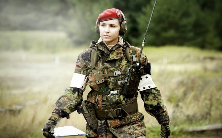 Немецкая девушка в армии