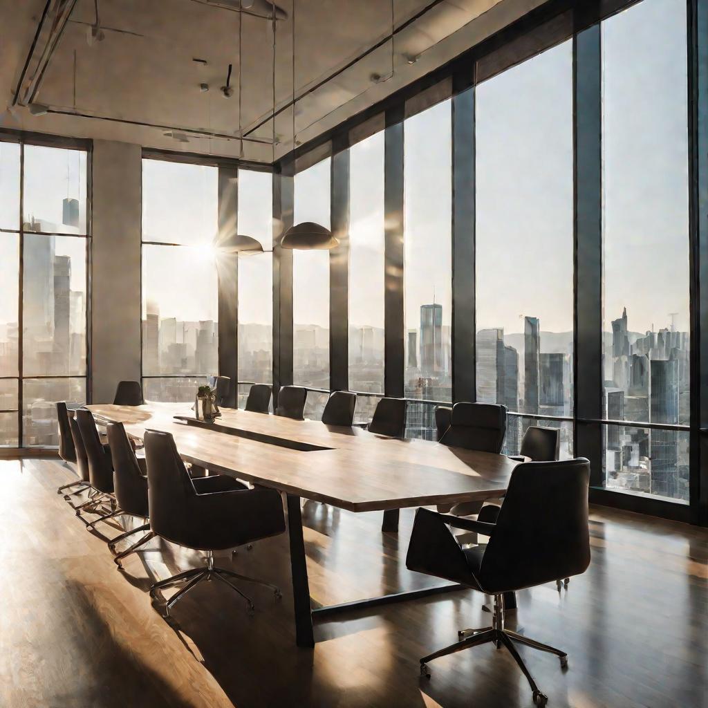 Люди в офисе на совещании