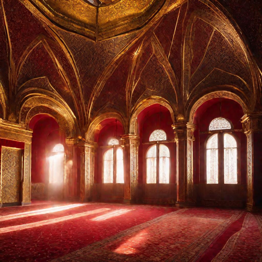 Богатый интерьер дворца