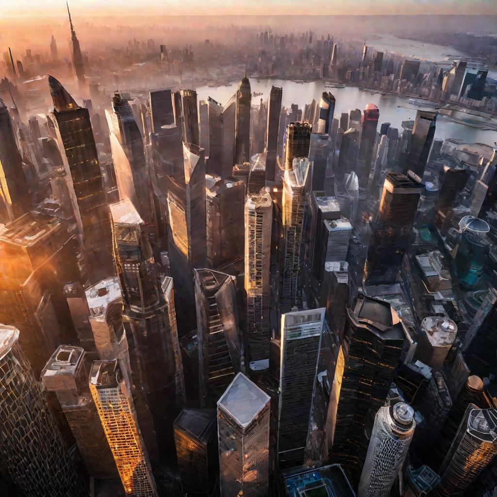 Вид на деловой центр