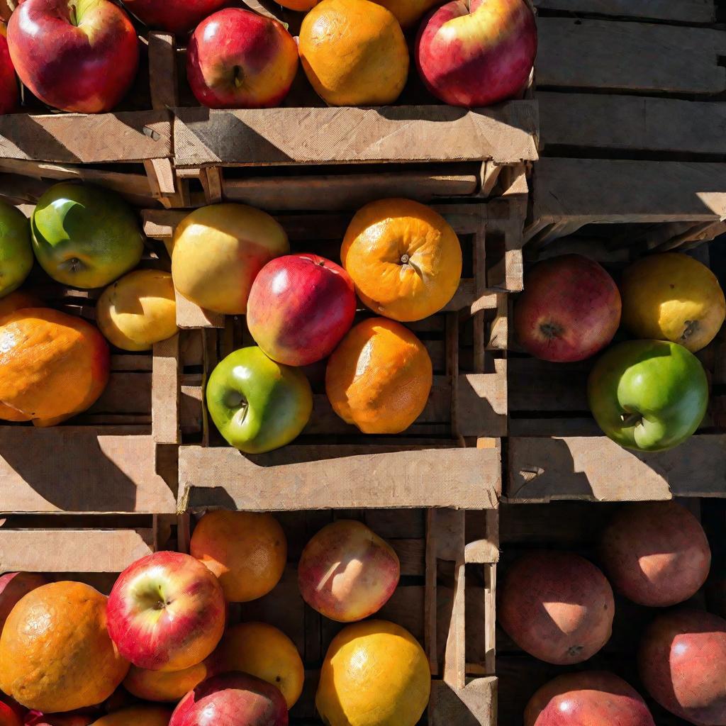 Паллета с продуктами