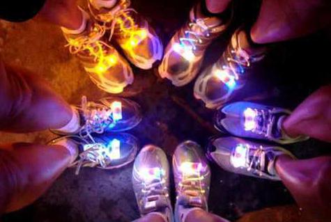 как сделать светящиеся шнурки
