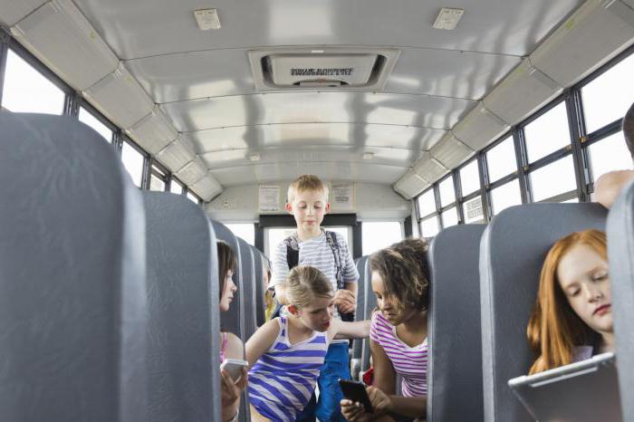 Правила перевозки детей школьным автобусом