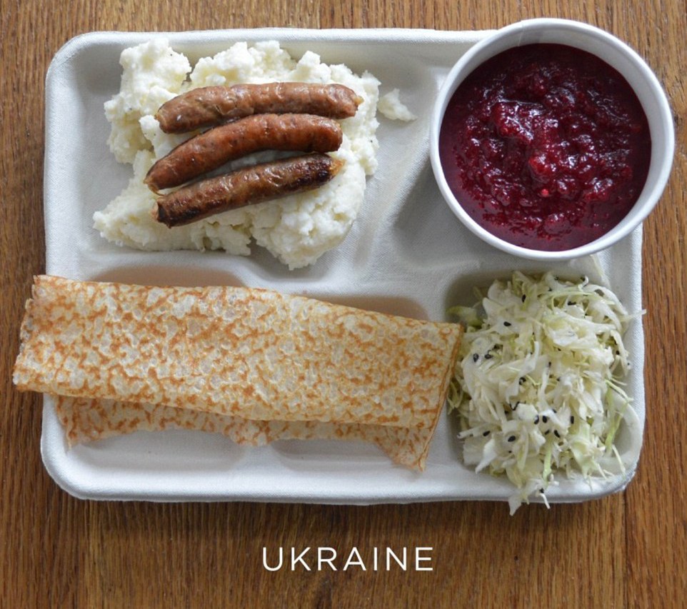 Завтрак в Украинской школе