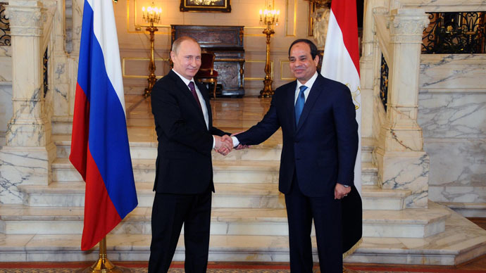 российский и египетский президенты