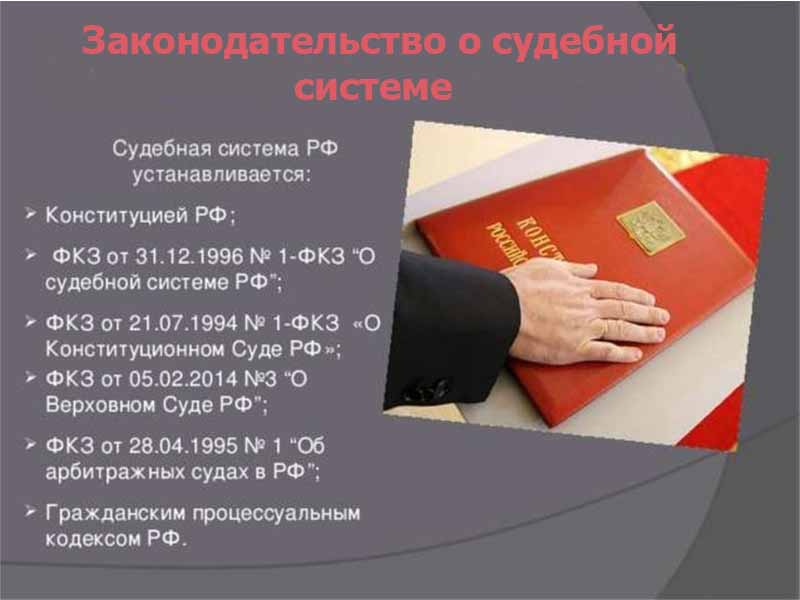 Законодательная база судебной системы РФ