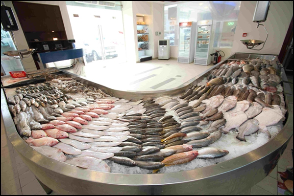 Ассортимент рыбного магазина