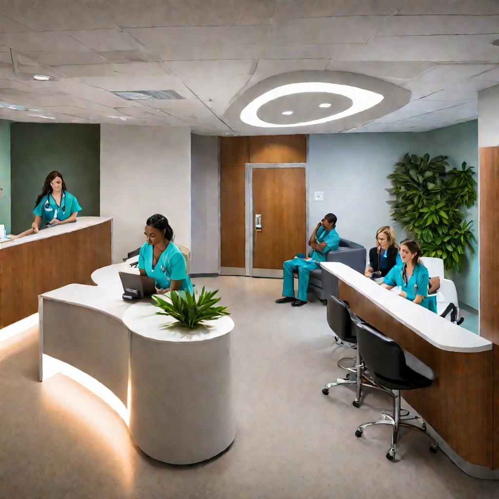 Ожидальня в медицинском офисе