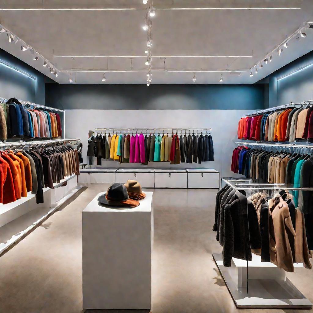 Витрина магазина зимней одежды