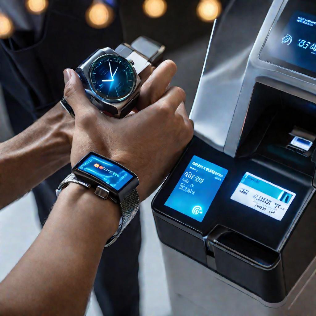 Бесконтактная оплата часами