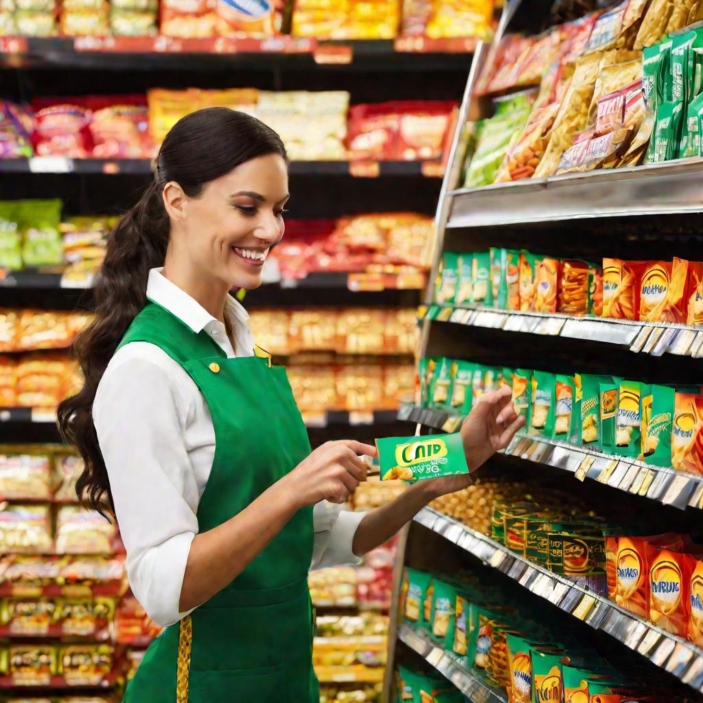 Ценник на полке