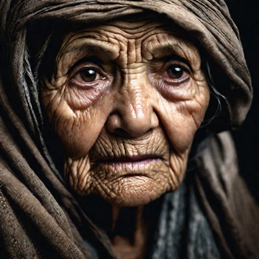 Портрет пожилой женщины