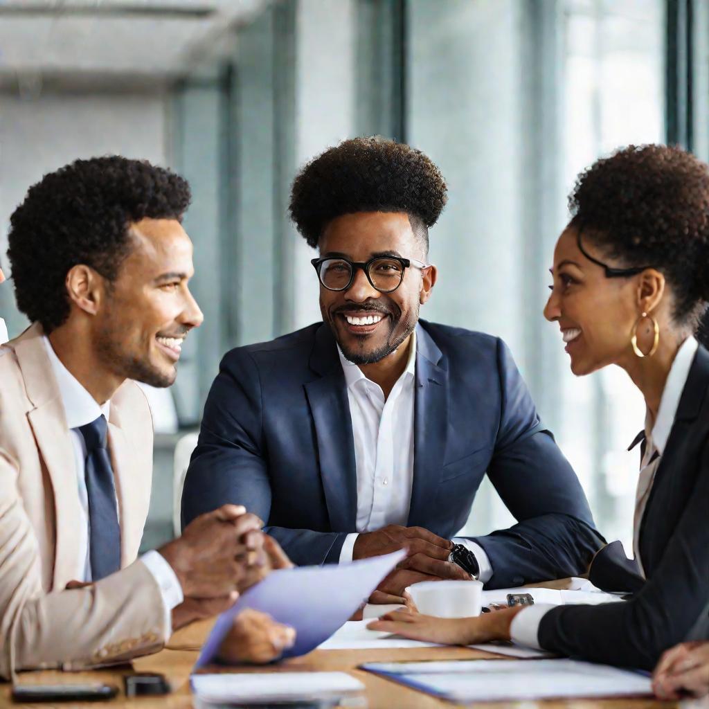 Группа кандидатов в резерв обсуждает планы