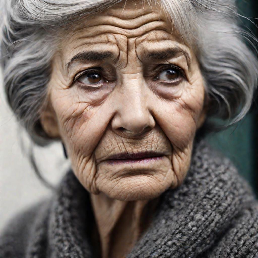 Портрет пожилой женщины