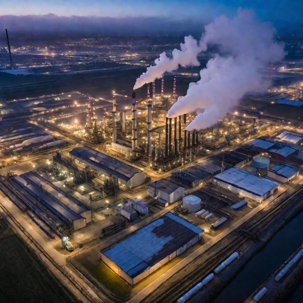 Завод с высоты