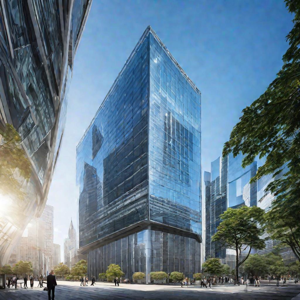 Здание офиса в городе