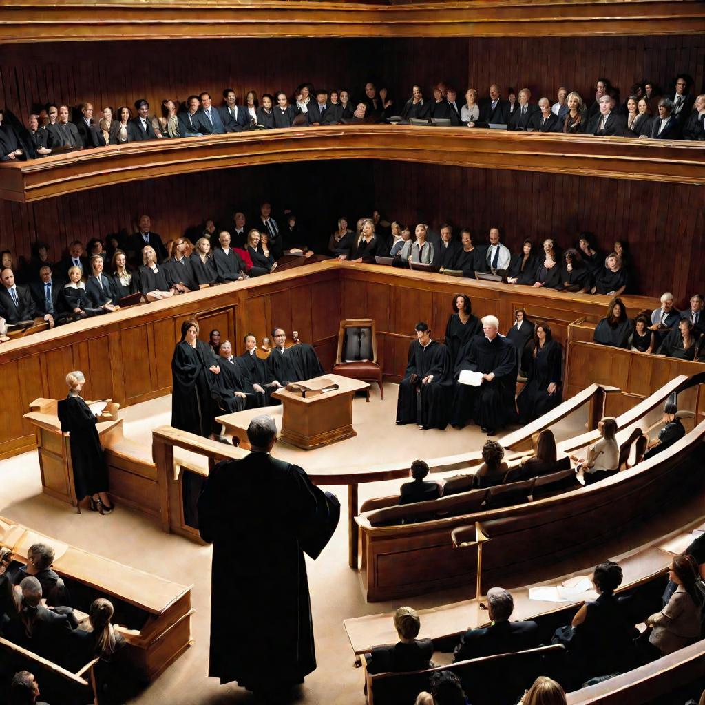 Судебное заседание с заслушиванием акта экспертизы