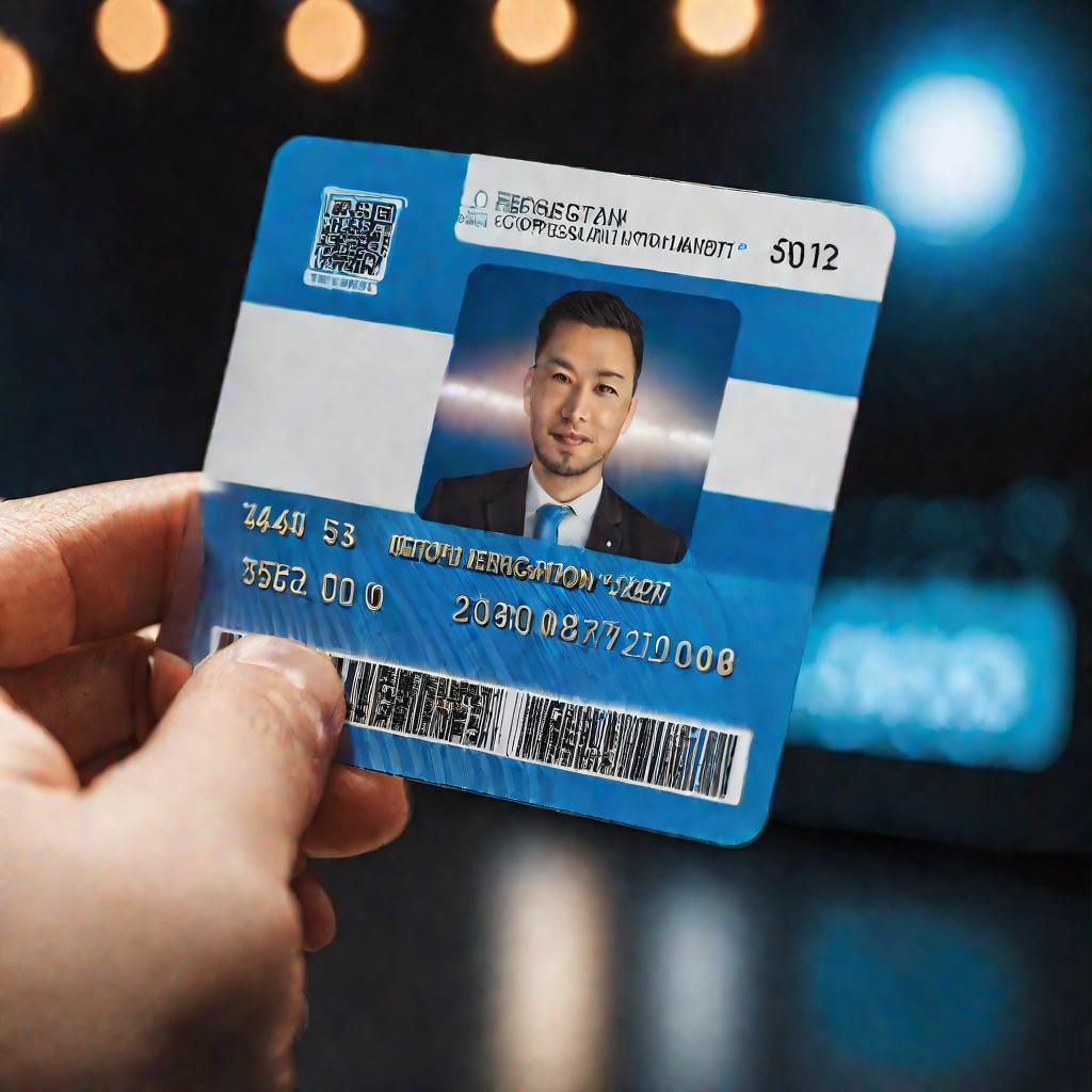 Карта с учетным номером