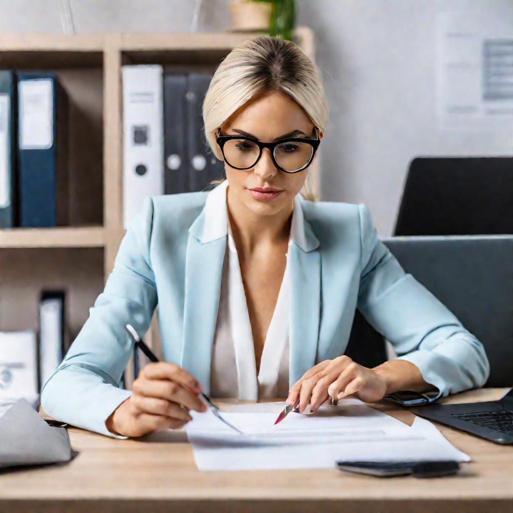 Нотариус проверяет перевод документа