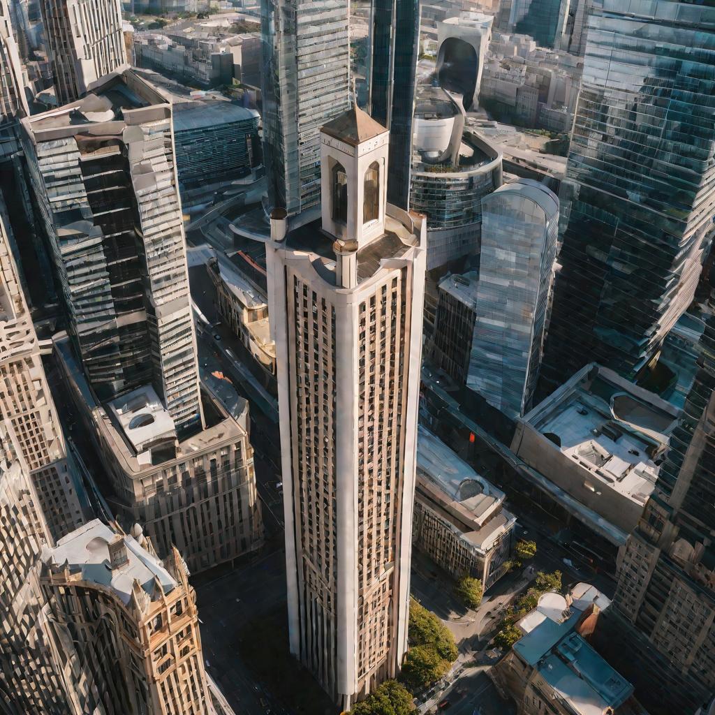 Городской пейзаж. Вечерние пробки на улицах