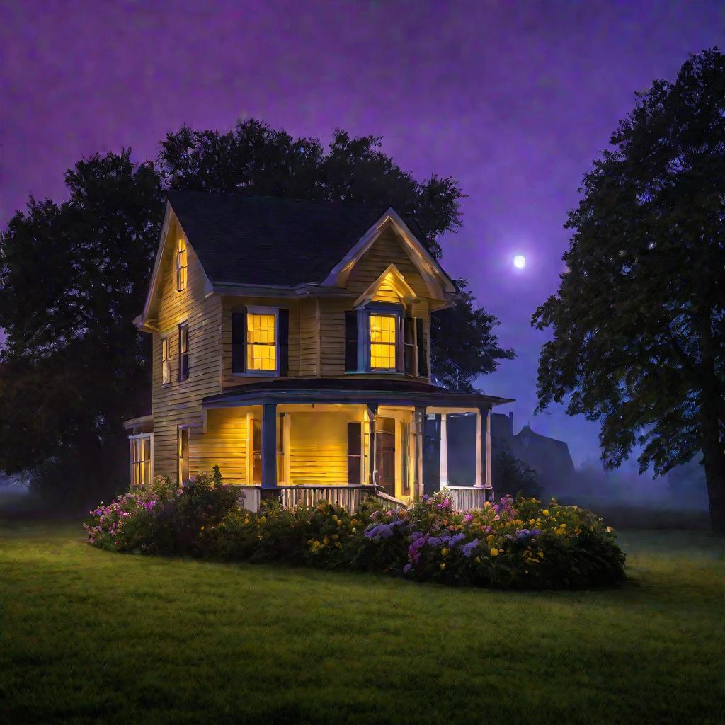 Дом с табличкой на продажу