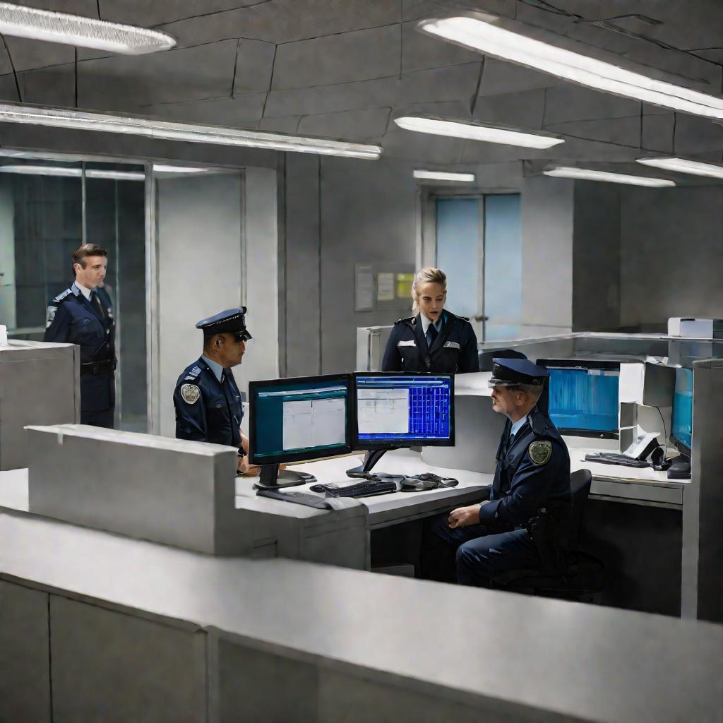 Таможенники в современном пункте пропуска