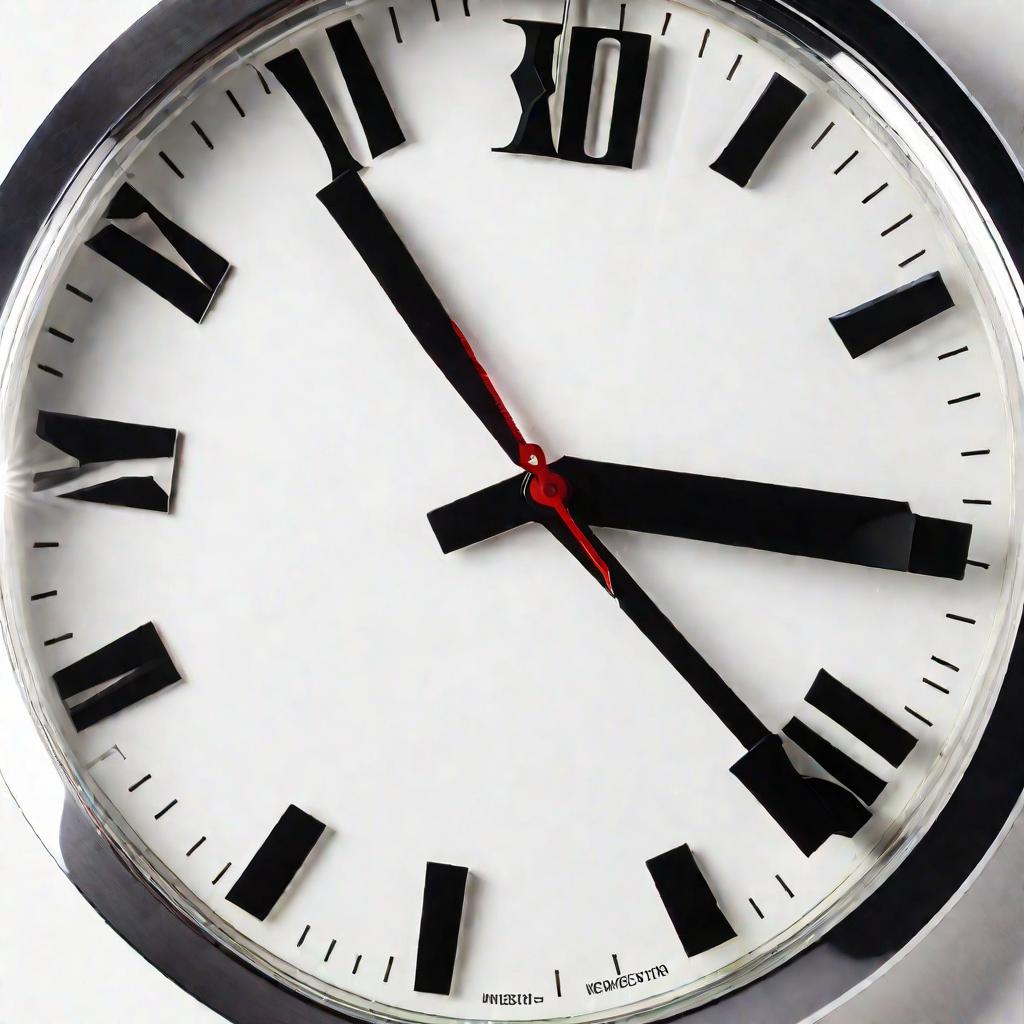 Часы показывают 15:15