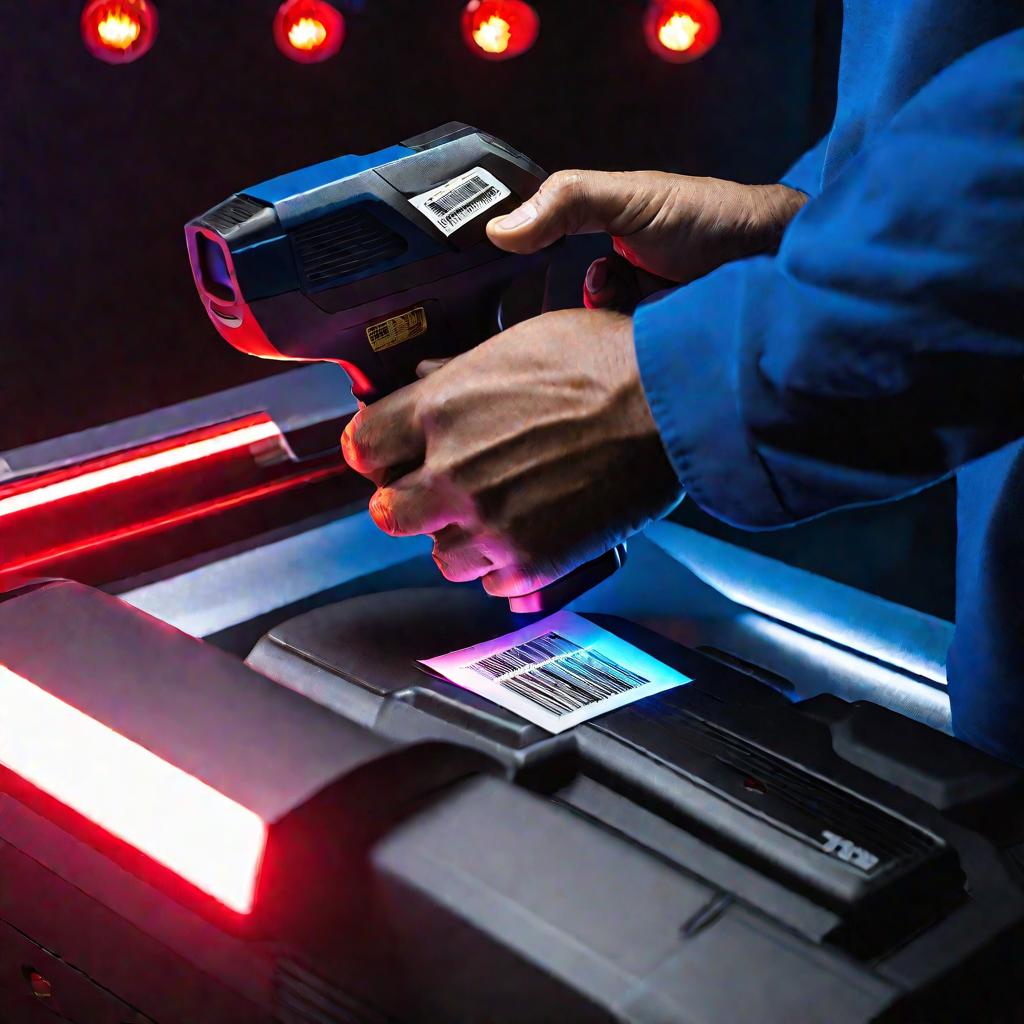 Сканирование штрихкода на кассе