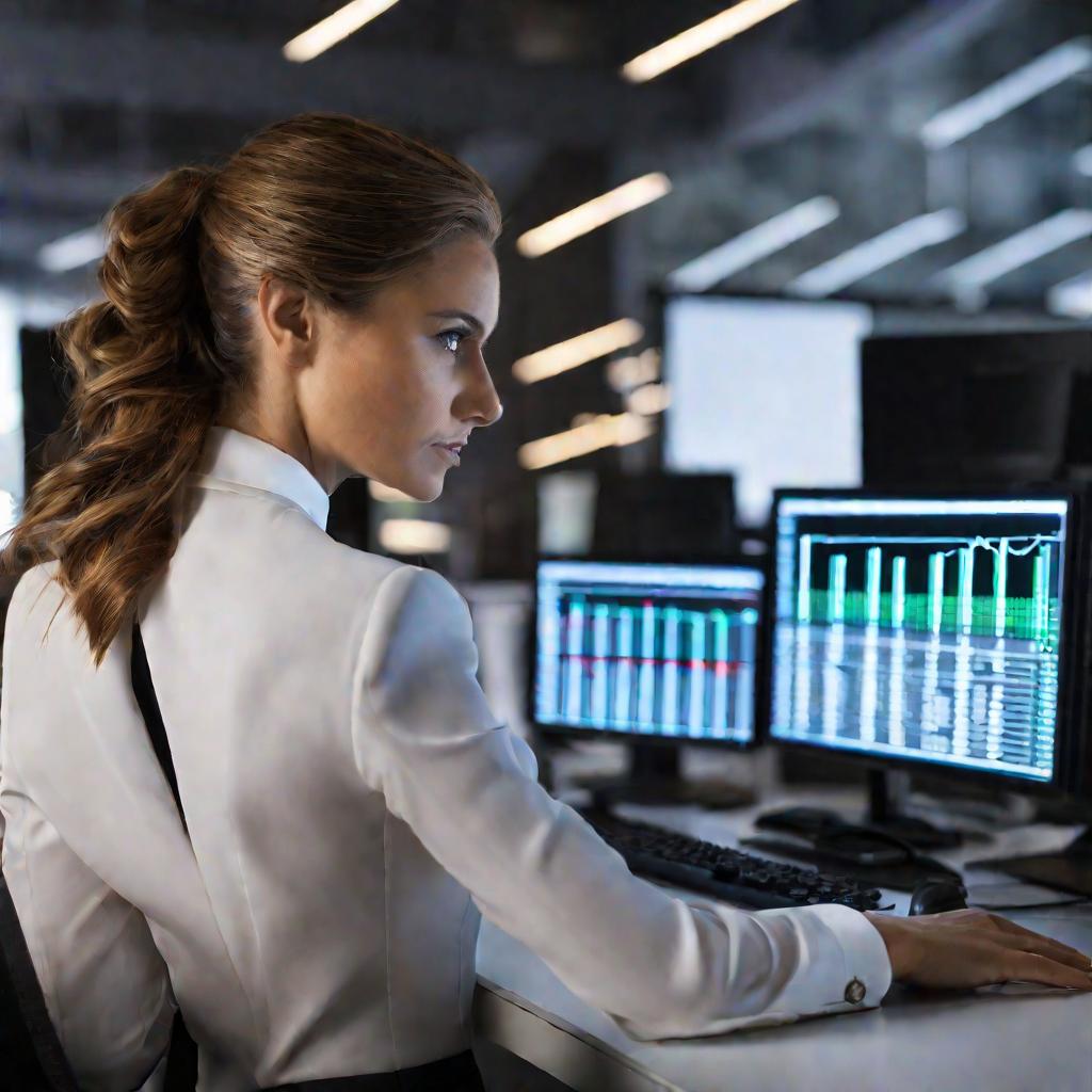 Бухгалтер за работой