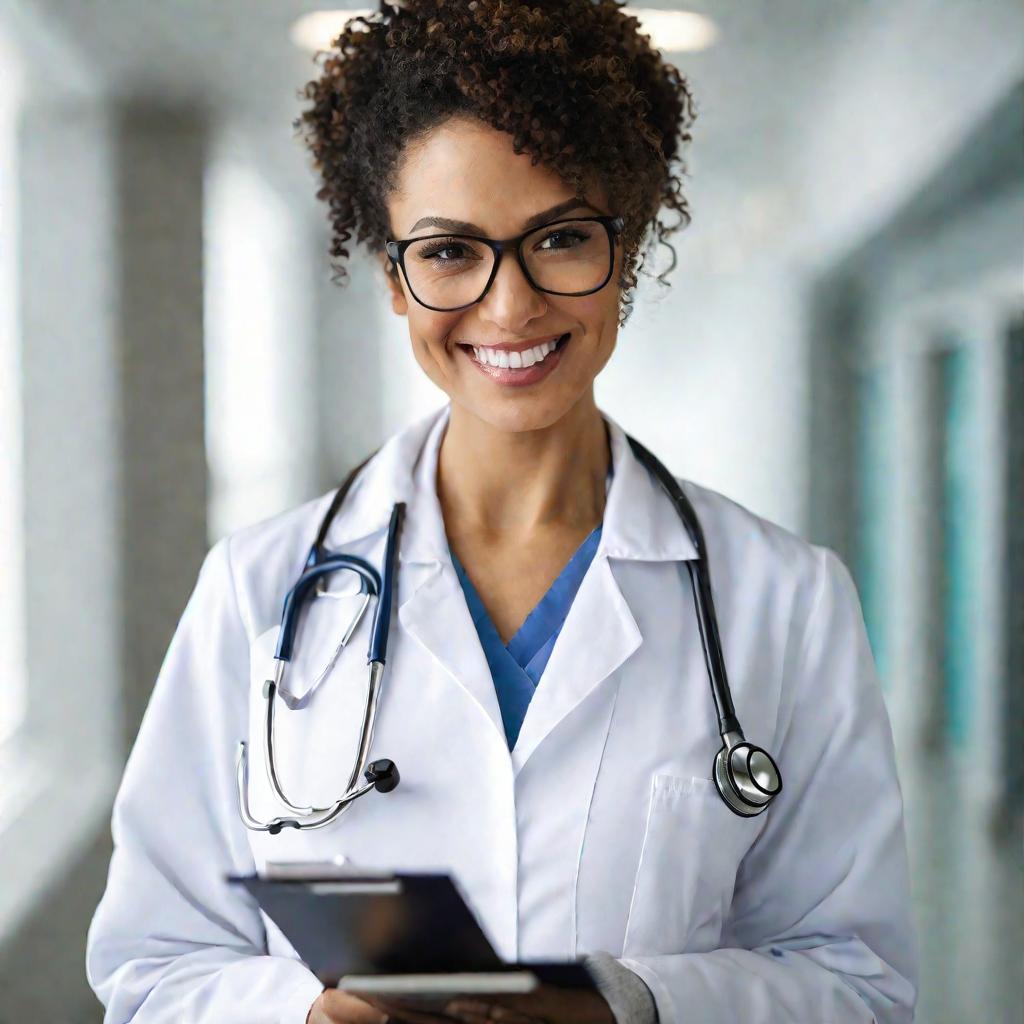 Портрет женщины-врача