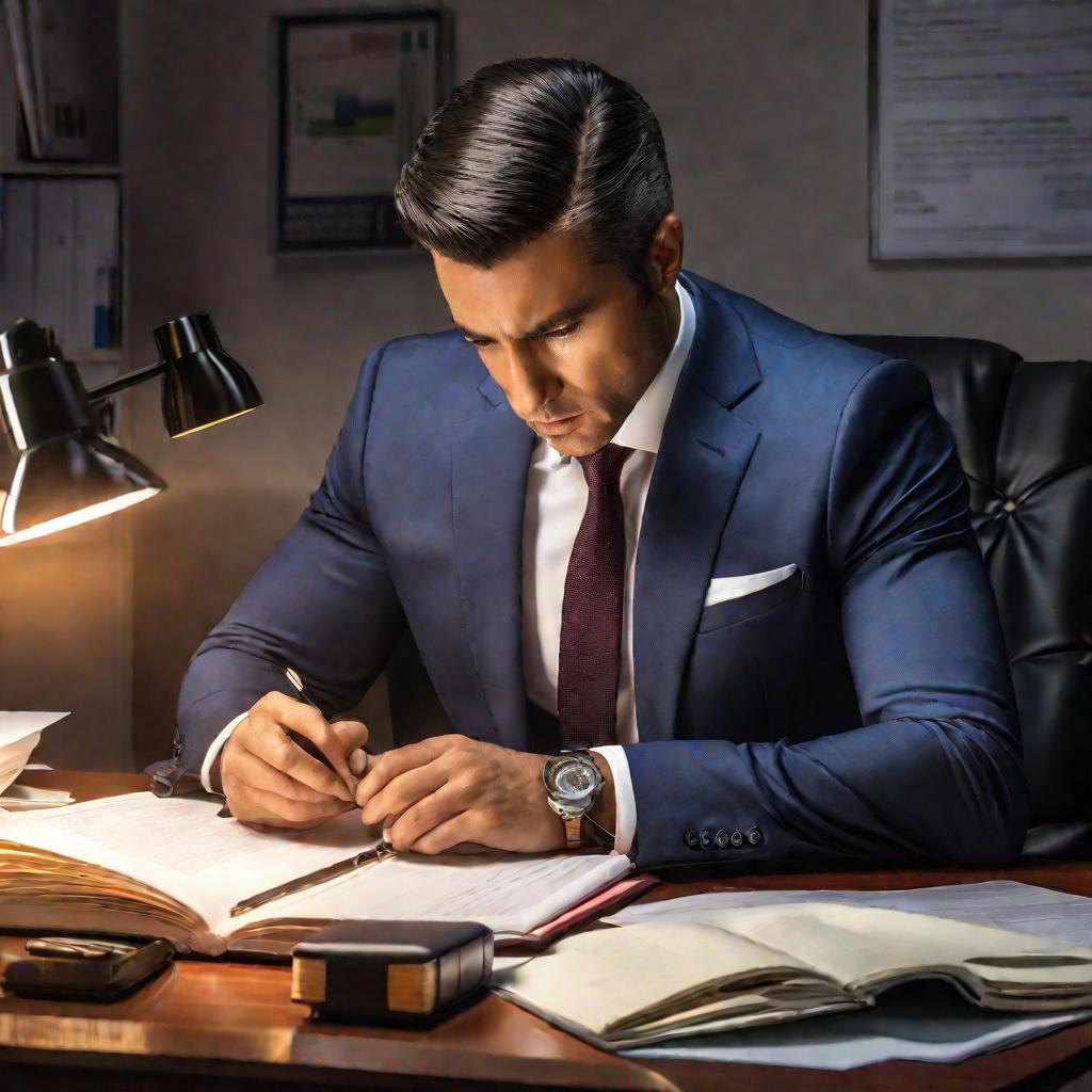 Сотрудник ФАС России изучает документы