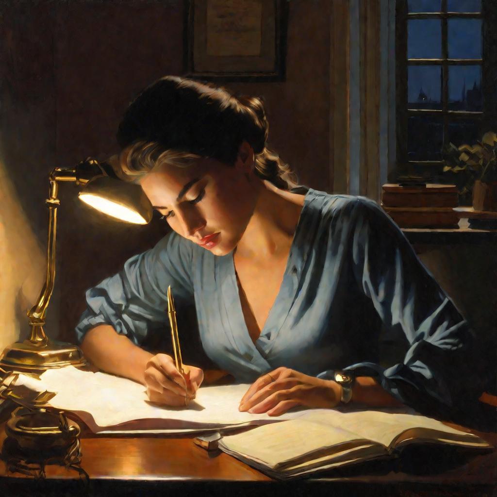 Девушка пишет жалобу в горадминистрацию