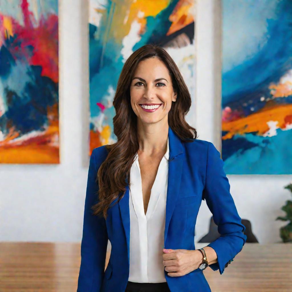 Портрет женщины в офисе