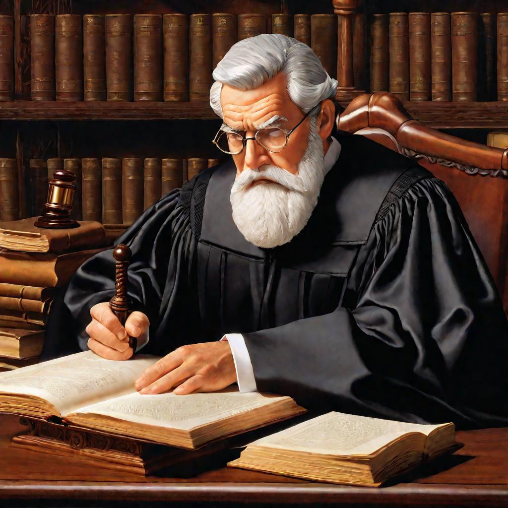 Судья за работой