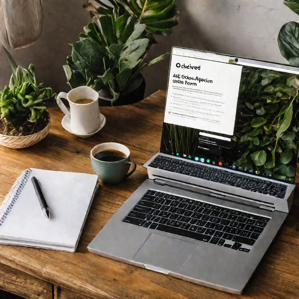 Ноутбук с открытой страницей добавления кодов ОКВЭД