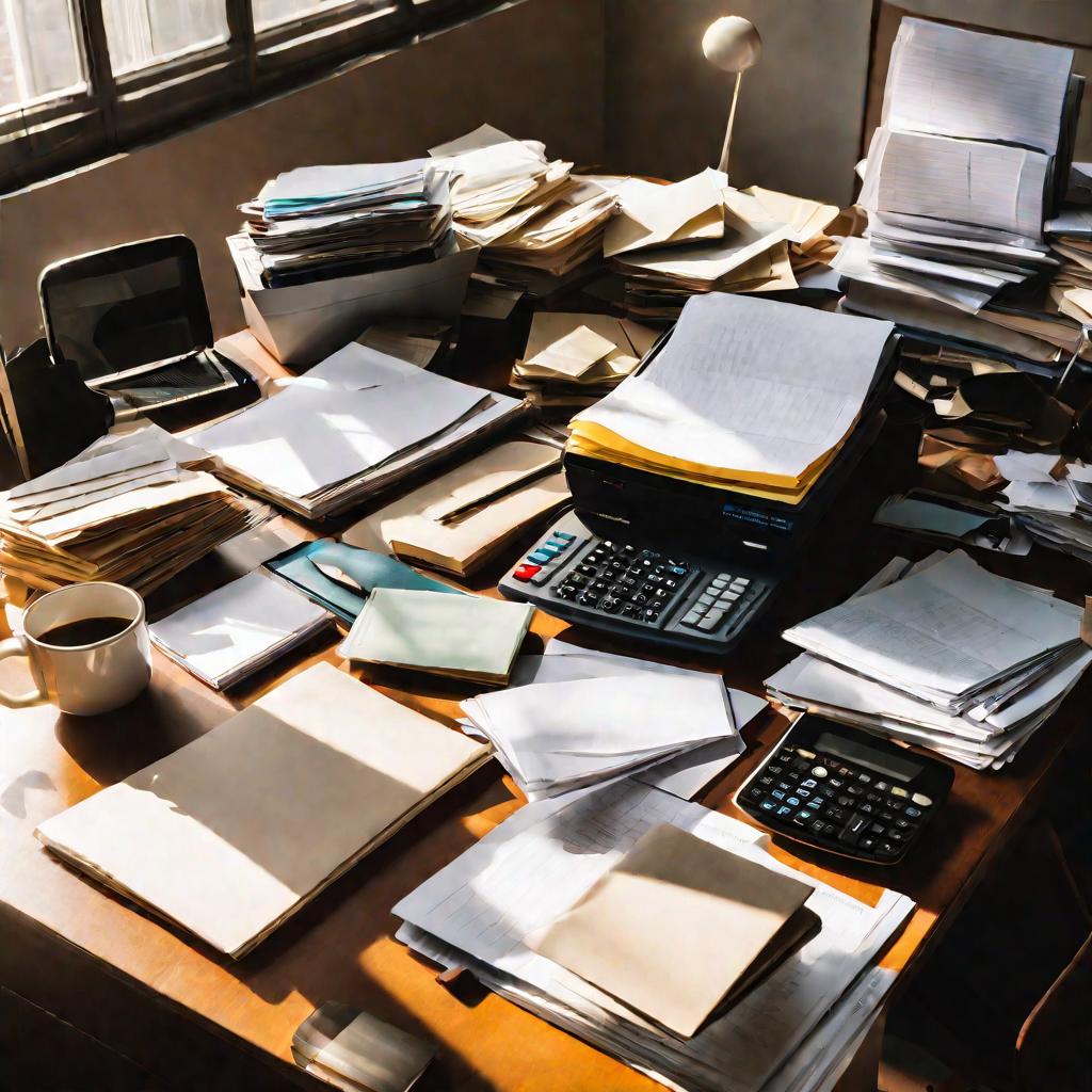 Беспорядок на рабочем столе