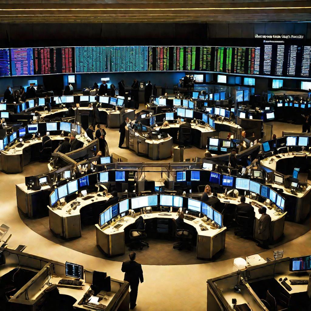 Торговый зал биржи