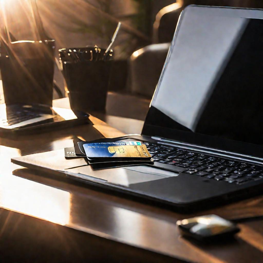 Стол с ноутбуком и картой