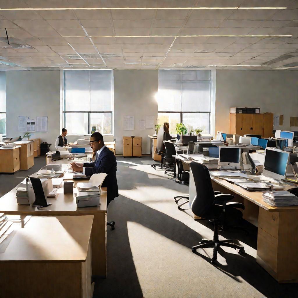 Налоговая инспекция утром