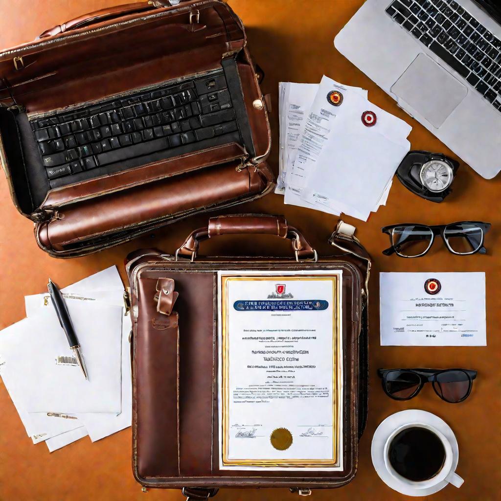 Электронные документы в чемодане