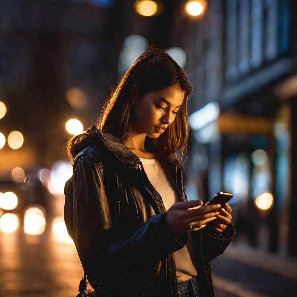 Женщина с телефоном