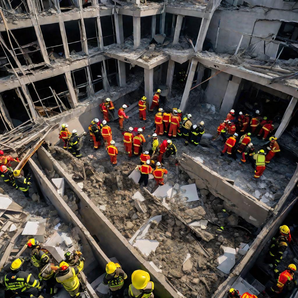 Поисково-спасательная операция в завале