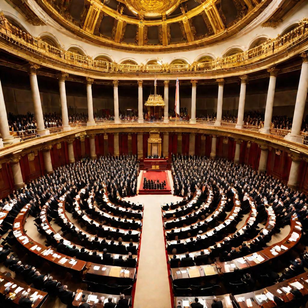 Заседание законодательного собрания.