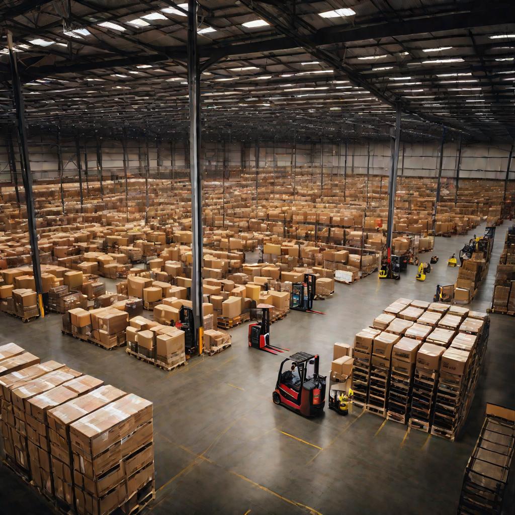 Склад с поддоном возвращенных товаров