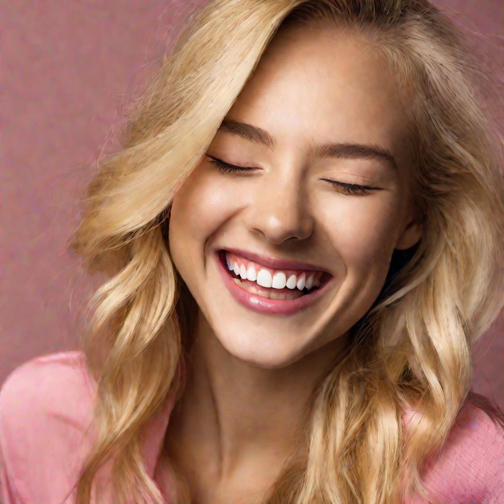 Смеющаяся девушка