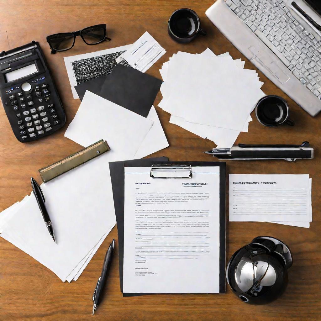 Рапорт, аккуратно оформленный на бланке и лежащий на рабочем столе рядом с ручкой