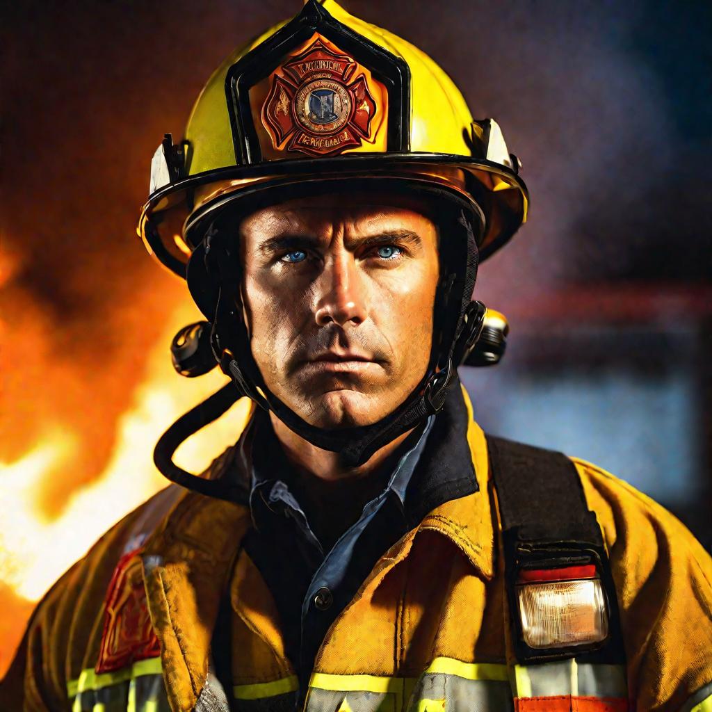 Портрет пожарного
