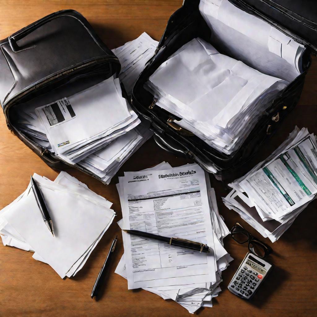 Кейс с финансовыми документами