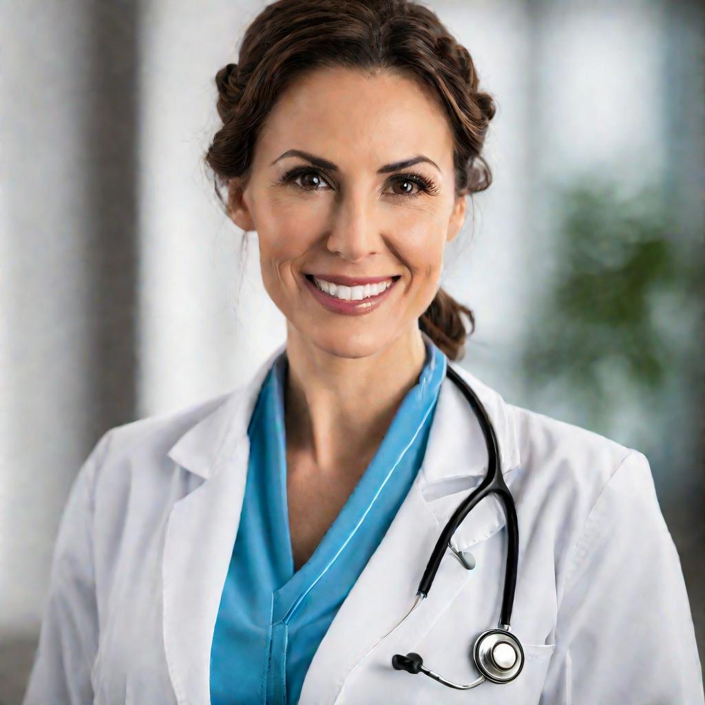 Портрет женщины-соцработника