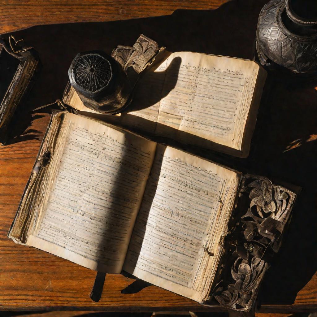 Журнал бухучета на столе